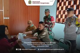 DIDAMPINGI PEMERINTAH KAPANEWON GEDANGSARI, PEMKAL HARGOMUYO SALURKAN BLT-DD TAHAP KE-XI TAHUN 2025